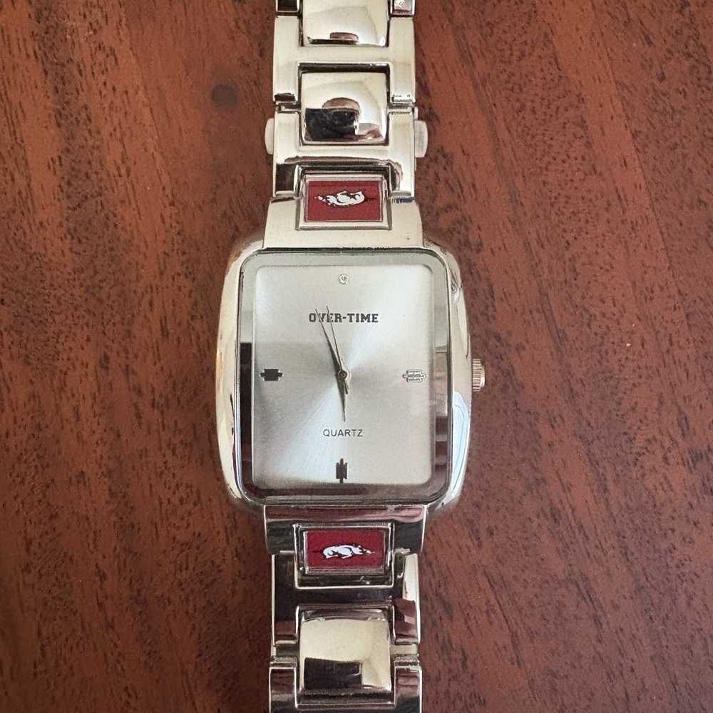 Arkansas Razorbacks Over-Time Quartz Watch